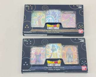 NEW Dragon Ball Super Theme Selection TS01, TS02 History of Son Goku, and Vegeta