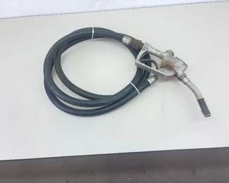 Vintage OPW Gas Pump Nozzle and 10' Hose