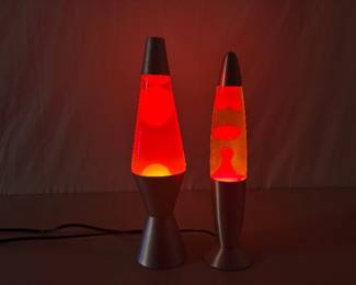 2 Vintage WORKING Lava Lamps