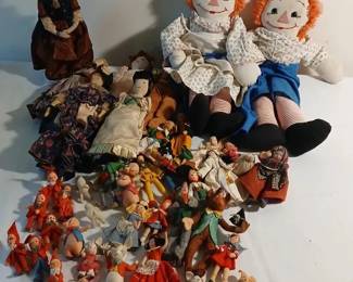 Rag Dolls,Miniature Cloth Dolls