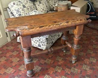 Antique Table Bar Cart