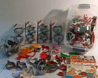Large Collection Of Cookie Cutters
