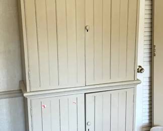 Vintage Painted Wooden Cabinet