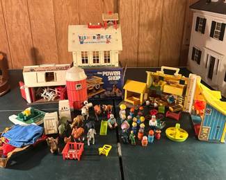 Vintage Fisher Price Mattel Power Shop