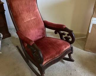 Victorian Style Rocking Chair
