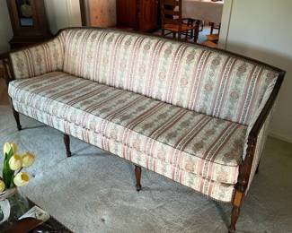 Vintage Hickory Chair Co Upholstered Sofa