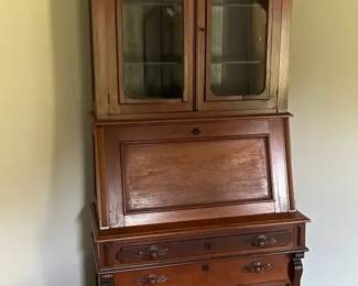 Antique 2 Piece Secretary Desk