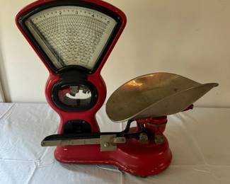 Antique Dayton Scale Company Red Candy Scale