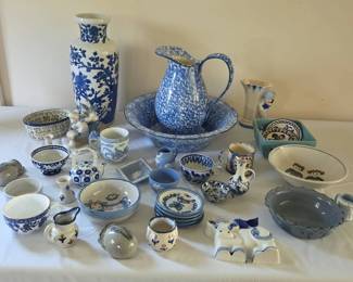 Blue White Collectables