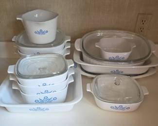 Corningware Corn Flower French White