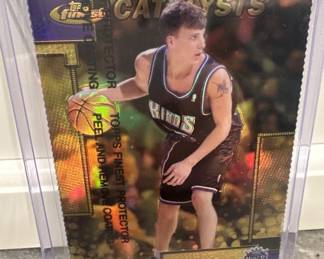 2000-01 Topps Finest Gold Refractor Jason Williams #236 /100 w/ Protector low numbered serials/100 are rare in this era.
