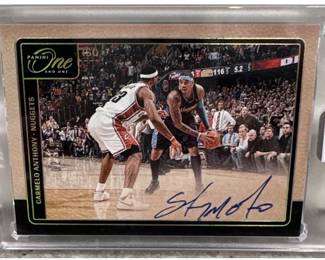 Carmelo Anthony ISO /49 SSP Rare Insert Parallel NBA Star HOF (LeBron In Frame)