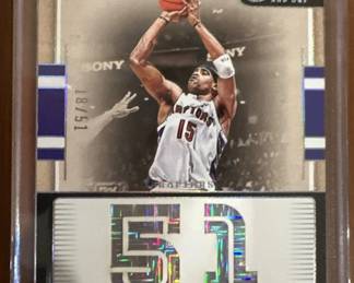 2024-25 Panini One And One 51 Vince Carter 18/51 Half Man-Half Amazing- Raptors