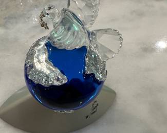 Swarovski Crystal Planet "Vision 2000" Millennium Edition Designed by famous artist Anton Hirzinger, it was exclusively manufactured and sold during the year 2000 to commemorate the transition into the new millennium.