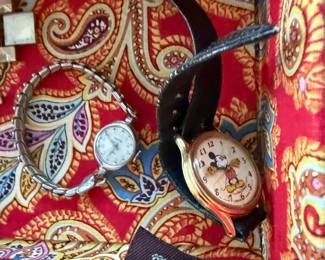 Watches including Mickey Mouse