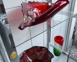 Large Murano glass dish