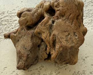 Large wood sculpture