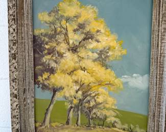 Wonderful original signed Mid Century landscape of CA 