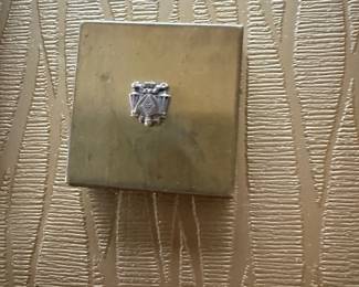 Small pill box with shield