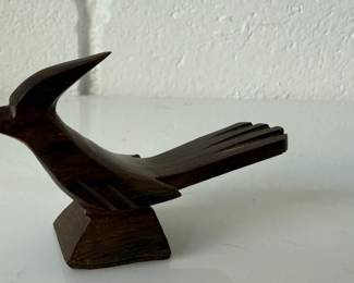 Carved Mid Century road runner
