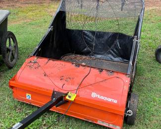 HUSQVARNA lawn sweeper attachment 