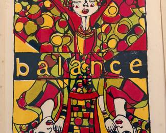 Balance Framed Limited Edition Silkscreen