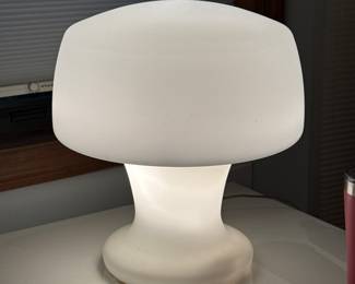 MCM Glass Mushroom Lamp by Laurel Lamp Co