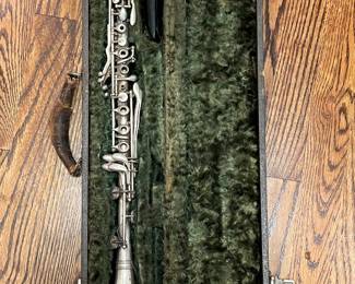 Vintage metal clarinet