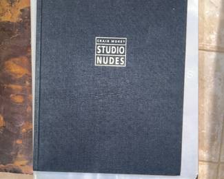 Hardcover first edition of Studio Nudes: Selected Photographs by Crai Morley