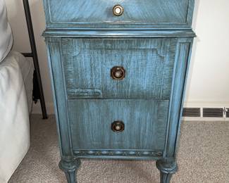 Blue accent chest