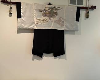 Japanese silk Haori kimono