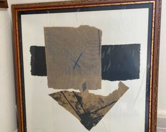 Abstract mixed-media art