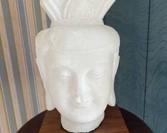 Buddha head statue