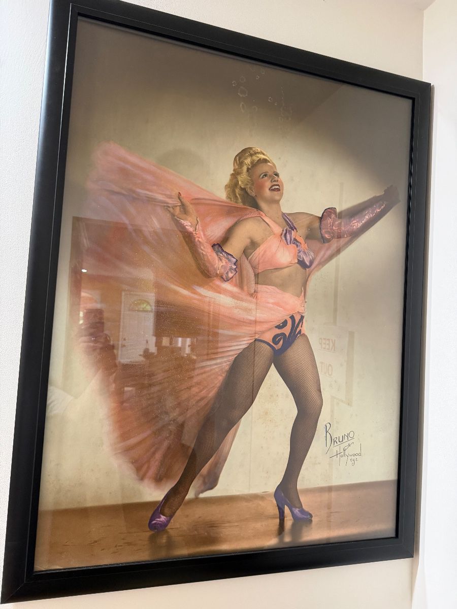 Large Bruno Bernard Of Hollywood Sally Keith Burlesque Dance