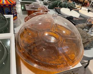MCM Dome Serving Pieces