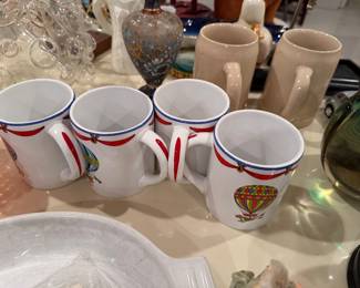 Tiffany & Co Hot Air Balloon Mugs
