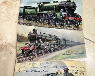 Tuck's Railroad Postcards