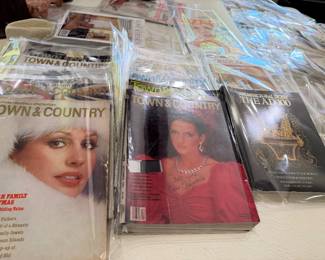Vintage Town and Country magazines; Decorator Magazines