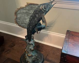 Sailfish sculpture 