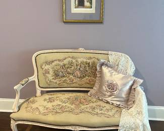 Victorian settee 