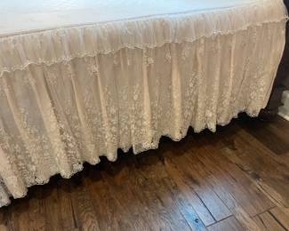 Detail of bed linens (K)