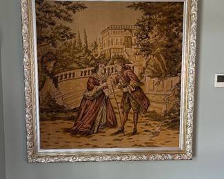 Framed tapestry 