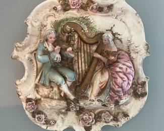 Chalkware plaque 