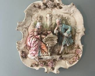 Chalkware plaque 
