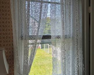 Belgium lace curtains