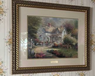 Thomas Kinkaid Library Edition painting