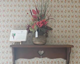 Various size solid wood decorative shelving