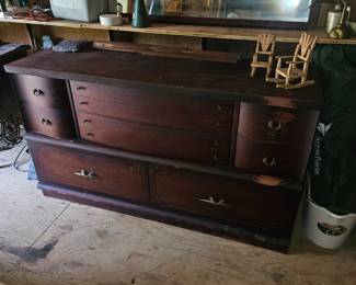 Retro Chest of drawers with mirror