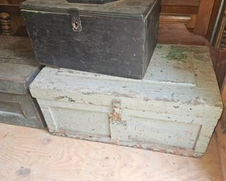 Amazing Antique Wooden tool Boxes