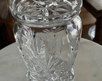 Waterford Biscuit Jar. 